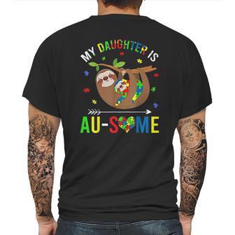 My Daughter Is Au Some Mens Back Print T-shirt | Favorety CA