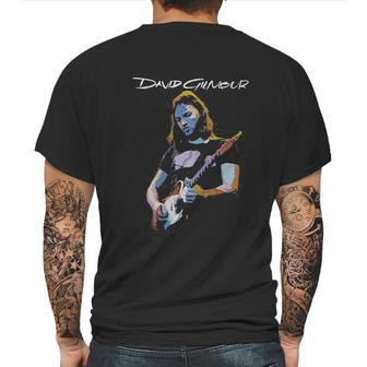 David Gilmour Guitar Mens Back Print T-shirt | Favorety AU