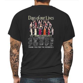 Days Of Our Lives 55Th Anniversary Mens Back Print T-shirt | Favorety