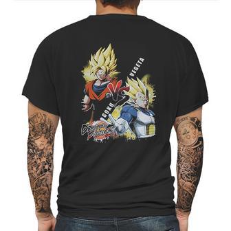 Dbz Fighter Saiyan Mens Back Print T-shirt | Favorety DE