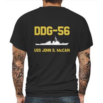 Ddg 56 Uss John S Mccain Shirt Mens Back Print T-shirt | Favorety UK