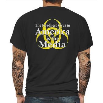 The Deadliest Virus In America Mens Back Print T-shirt | Favorety CA