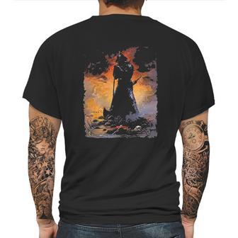 Death Dealer Three By Frank Frazetta Art Mens Back Print T-shirt | Favorety