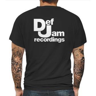 Def Jam Recordings Mens Back Print T-shirt | Favorety