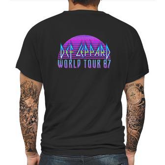 Def Leppard Ladies Rock Ladies Classic Rock Fashion Mens Back Print T-shirt | Favorety CA