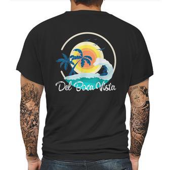 Del Boca Vista Retro Retirement Florida Mens Back Print T-shirt | Favorety DE