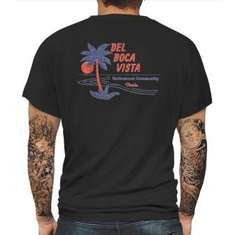 Del Boca Vista Vintage Florida Mens Back Print T-shirt | Favorety CA