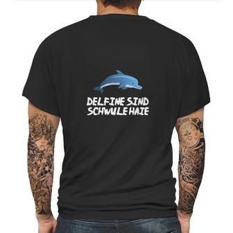 Delfine Sind Schwule Haie | Wie Gewitter Im Kopf Mens Back Print T-shirt | Favorety UK