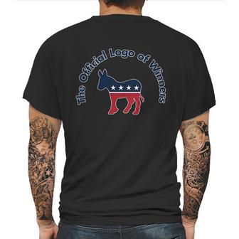 Democratic Party The Official Logo Of Winners Mens Back Print T-shirt | Favorety CA