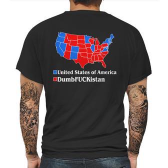 Democratic United States Of America Vs Dumfuckistan Resistance Resist Anti Trump Mens Back Print T-shirt | Favorety DE