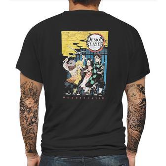 Demon Slayer Art Mens Back Print T-shirt | Favorety UK