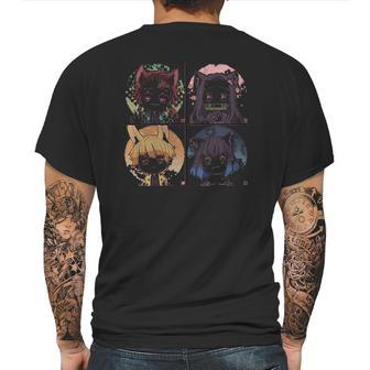 Demon Slayer Characters Mens Back Print T-shirt | Favorety UK