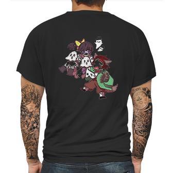 Demon Slayer Chibi Illustration Mens Back Print T-shirt | Favorety UK