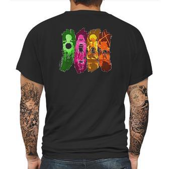 Demon Slayer Different Colors Mens Back Print T-shirt | Favorety UK