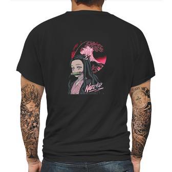 Demon Slayer Nezuko Mens Back Print T-shirt | Favorety