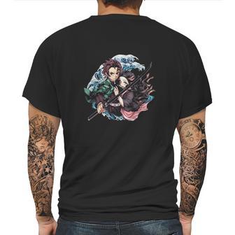 Demon Slayer Siblings Mens Back Print T-shirt | Favorety CA