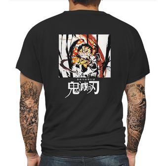 Demon Slayer Sword Cartoon Anime Mens Back Print T-shirt | Favorety AU