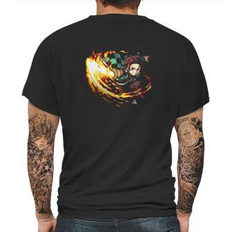 Demon Slayer Sword Of Fire Mens Back Print T-shirt | Favorety UK