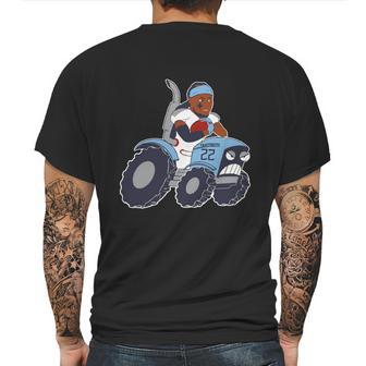 Derrick Henry Funny Tractor Mens Back Print T-shirt | Favorety UK