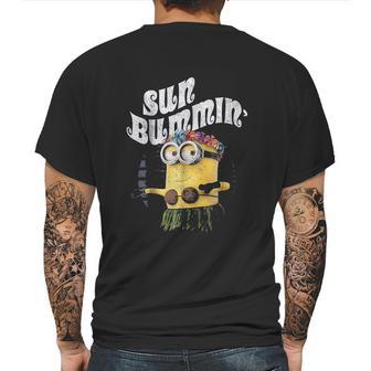 Despicable Me Minions Bob Sun Mens Back Print T-shirt | Favorety