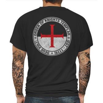 Deus Vult - Templar Mens Back Print T-shirt | Favorety AU