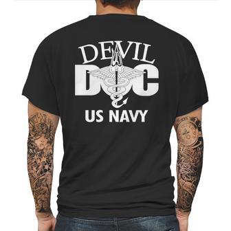 Devil Doc Us Navy Mens Back Print T-shirt | Favorety CA