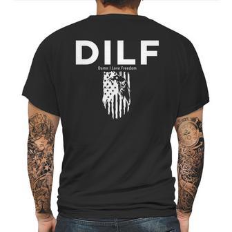 Dilf Shirt Damn I Love Freedom Dad Shirt Graphic Design Printed Casual Daily Basic Mens Back Print T-shirt | Favorety DE