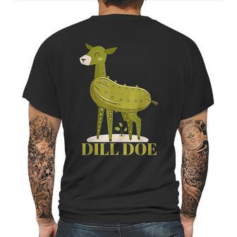 Dill Doe Funny Pickles Mens Back Print T-shirt | Favorety