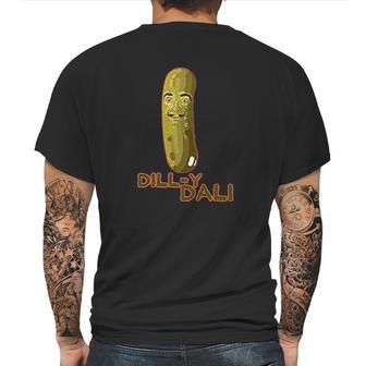 Dilly Dali Pickle Salvador Funny Artist Graphic Graphic Mens Back Print T-shirt | Favorety