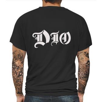 Dio Band Logo White Mens Back Print T-shirt | Favorety UK