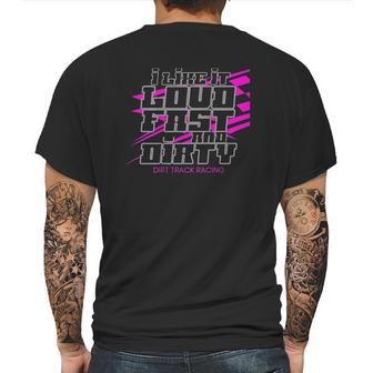 Dirt Track Racing Gear Sprint Car Modified Late Model Racing Mens Back Print T-shirt | Favorety DE