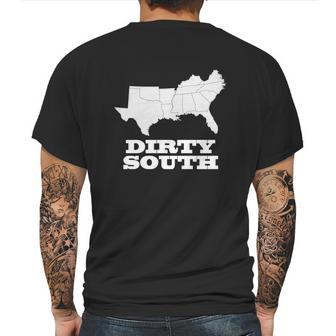 Dirty South Aint Bullshin Mens Back Print T-shirt | Favorety