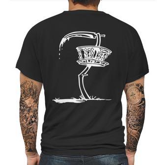 Disc Golf Basket Reaper Sickle Classic Mens Back Print T-shirt | Favorety UK