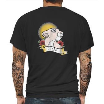 Disney Lion King Nala Queen Tattoo Yellow Graphic Mens Back Print T-shirt | Favorety AU