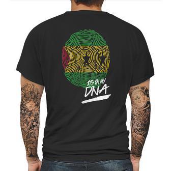 It Is In My Dna Sao Tome And Principe Baby Proud Country Flag Mens Back Print T-shirt | Favorety CA