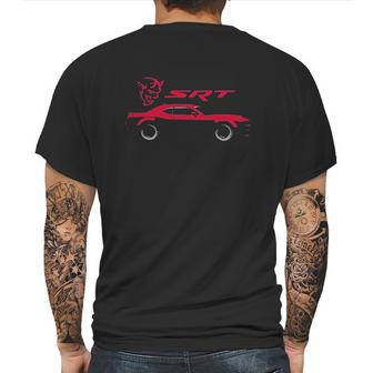 Dodge Challenger Demon Srt Graphic Mens Back Print T-shirt | Favorety UK