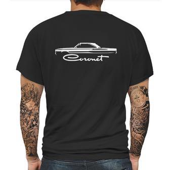 Dodge Coronet Car Mens Back Print T-shirt | Favorety CA