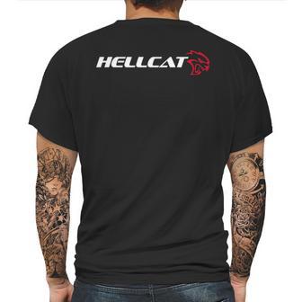 Dodge Hellcat Mens Back Print T-shirt | Favorety