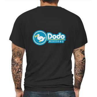 Dodo Airlines Animal Crossing Mens Back Print T-shirt | Favorety CA