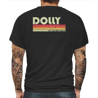 Dolly Gift Name Personalized Retro Vintage 80S 90S Birthday Mens Back Print T-shirt | Favorety DE