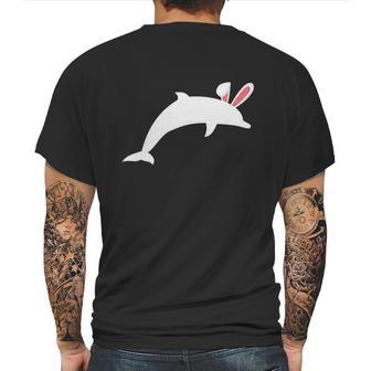 Dolphin Easter Bunny T-Shirt For Dolphin Lovers Mens Back Print T-shirt | Favorety DE