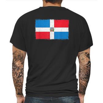 Dominican Republic Flag Carribbean Republica Dominicana Gift Mens Back Print T-shirt | Favorety AU