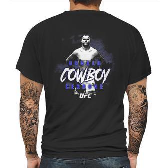 Donald Cowboy Cerrone Mens Back Print T-shirt | Favorety