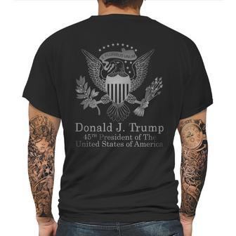 Donald Trump Presidential Seal Usa 45Th President Logo Mens Back Print T-shirt | Favorety UK