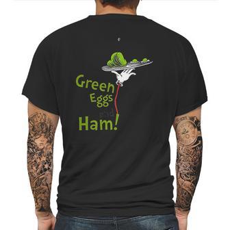 Dr Seuss Green Eggs And Ham Title Mens Back Print T-shirt | Favorety