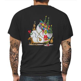 Dr Seuss Grinch Sleigh Mens Back Print T-shirt | Favorety DE