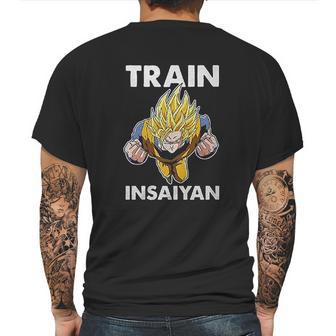 Dragon Ball Z Goku Train Insaiyan Mens Back Print T-shirt | Favorety CA