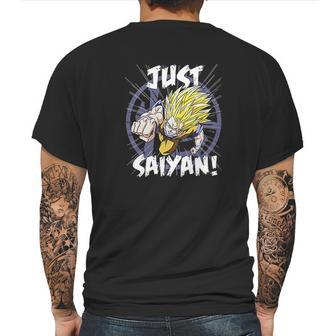 Dragon Ball Z Just Saiyan Mens Back Print T-shirt | Favorety CA