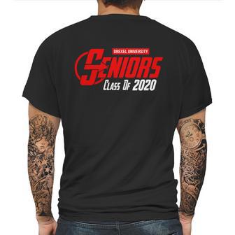 Drexel University Seniors Class Of 2020 Superhero Graduation Mens Back Print T-shirt | Favorety UK