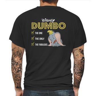 Dumbo The One The Only The Fabulous Mens Back Print T-shirt | Favorety UK